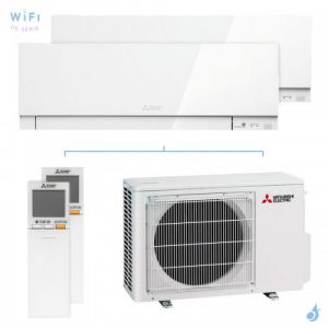 Impianto di climatizzazione dual fino a 50 mq in classe A+++ installazione compresa impianto non predisposto MSZ-EF25VG+EF-25VG