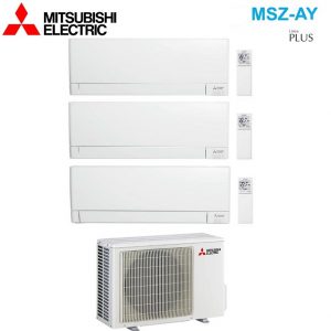 Impianto di climatizzazione trial fino a 90 mq in classe A+++ installazione compresa  impianto  predisposto MSZ-AY20VG+AY25VG+AY35VG